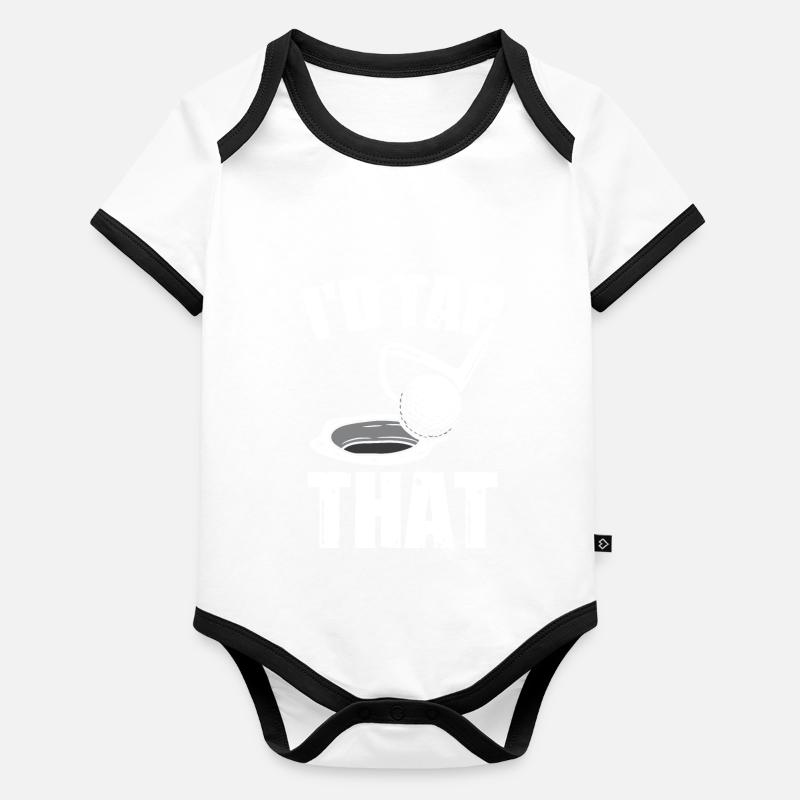 I'd Tap That Organic Baby Contrasting Bodysuit
