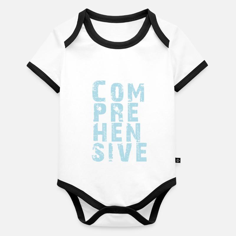 Maîtrise des connaissances COMPLÈTES Body Bébé bio contrasté manches courtes