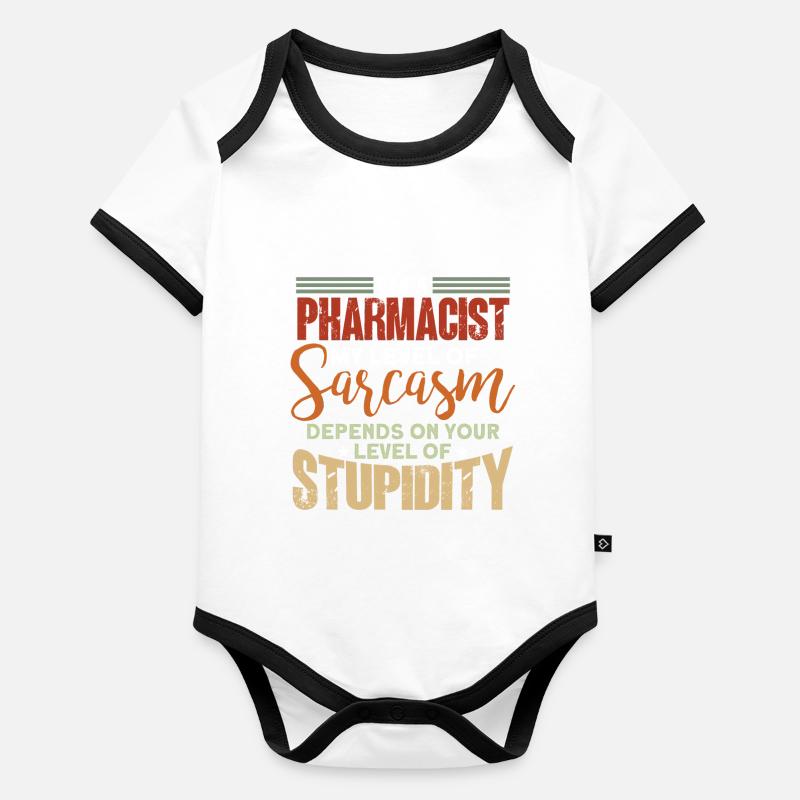 Pharmacist Organic Baby Contrasting Bodysuit