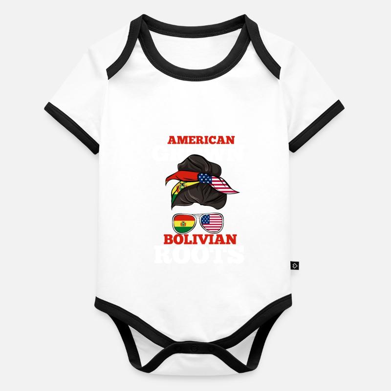 Bolivia Organic Baby Contrasting Bodysuit