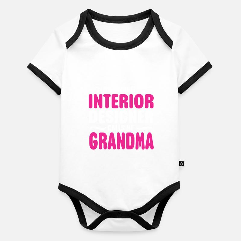 Interior Designer Gift Interior Decoration Designer Organic Baby Contrasting Bodysuit