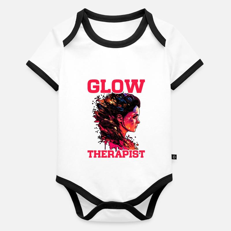Glow Therapist 6 Organic Baby Contrasting Bodysuit