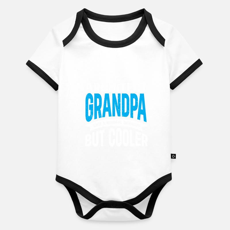 Architect's Gift, Architecture Lover Organic Baby Contrasting Bodysuit