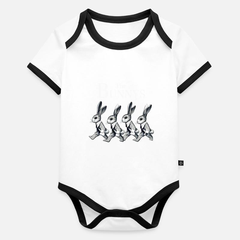 Bunnies Organic Baby Contrasting Bodysuit