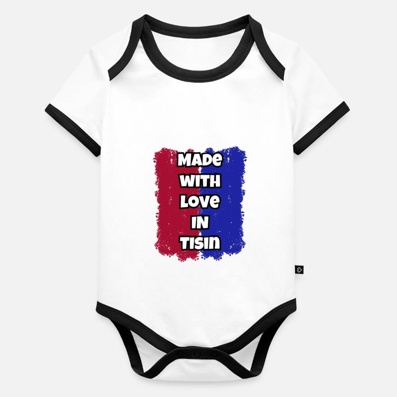 Made in Tisin Organic Baby Contrasting Bodysuit