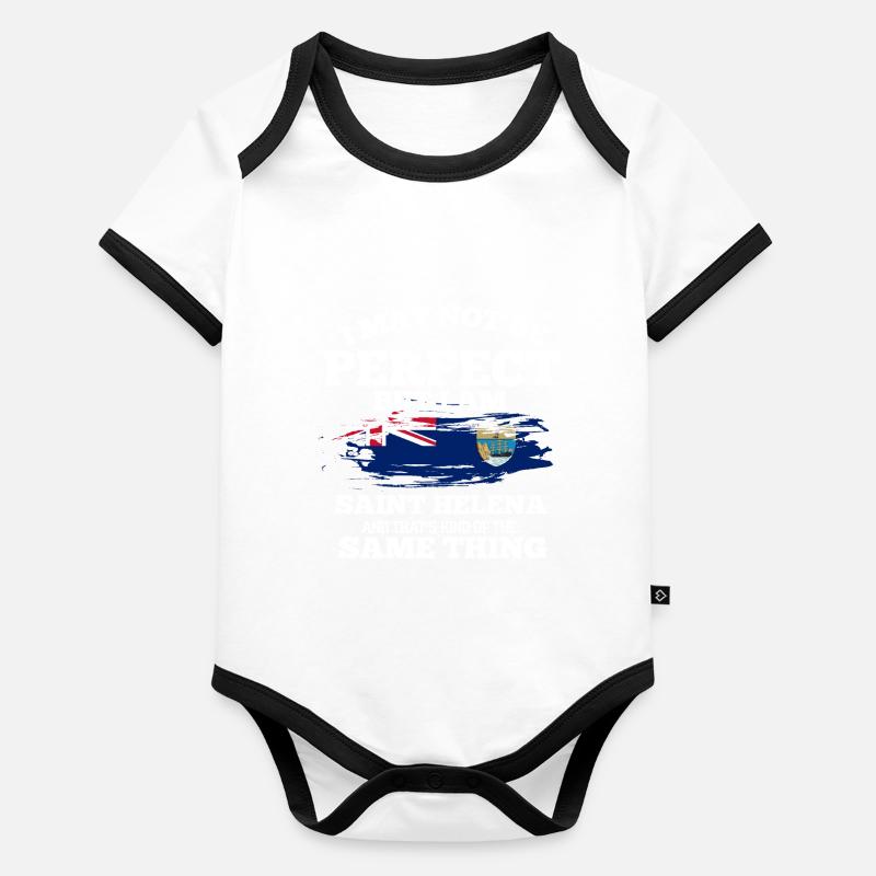 Saint Helena Baby Bio-Kurzarm-Kontrastbody