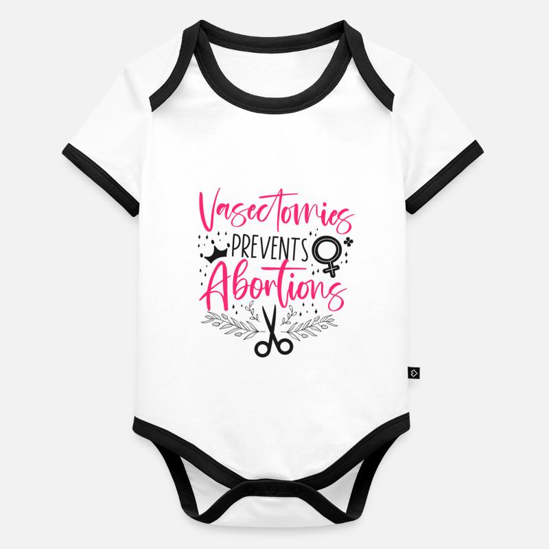 Feminist Vasectomies Prevents Organic Baby Contrasting Bodysuit
