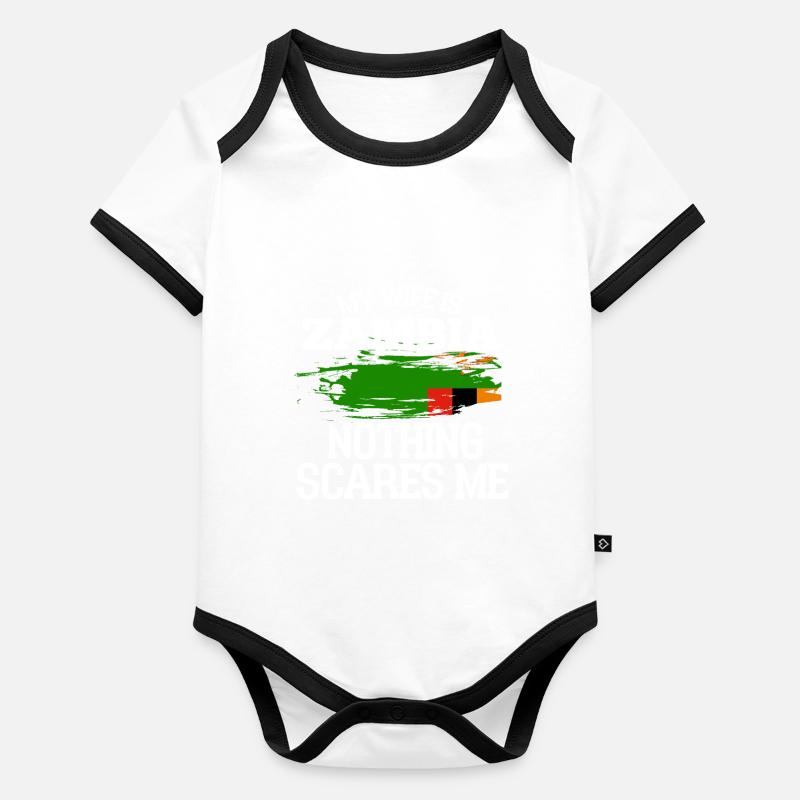 Zambia Organic Baby Contrasting Bodysuit