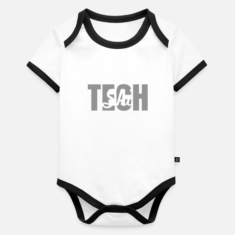 Brief d’un excellent technicien de ski Body Bébé bio contrasté manches courtes