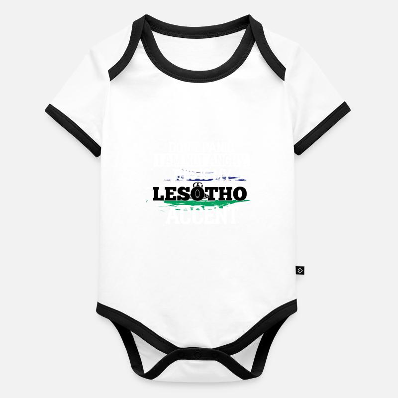 Libya Organic Baby Contrasting Bodysuit