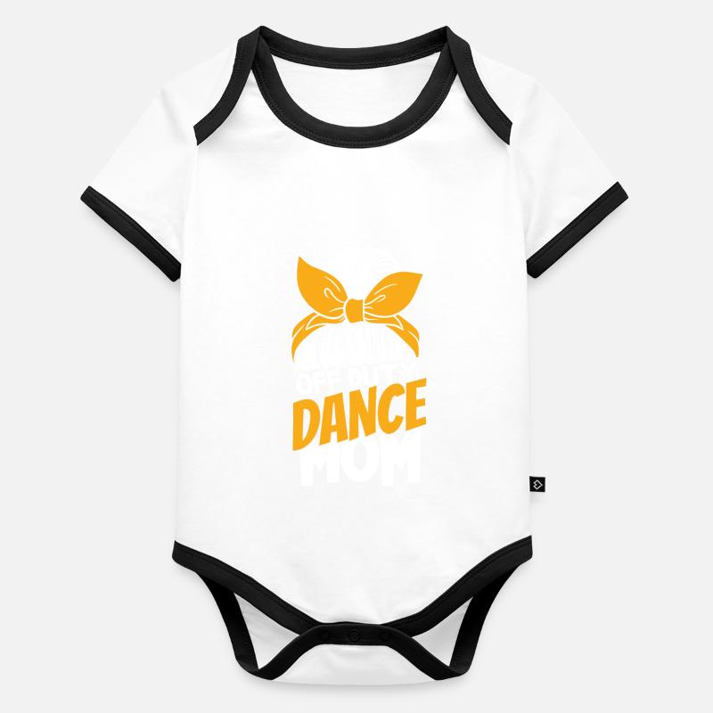 Maman Mère Hors Service Danse Mère Body Bébé bio contrasté manches courtes