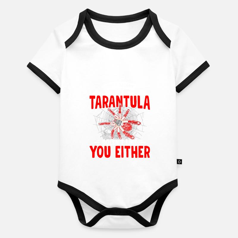 Tarentula ne t’aime pas non plus Pet Body Bébé bio contrasté manches courtes