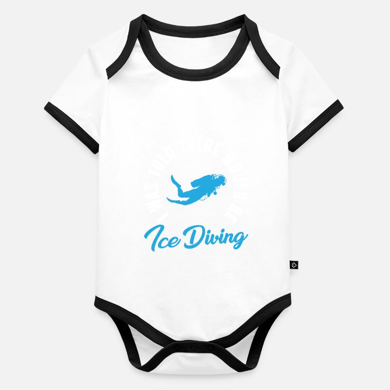 Conception humoristique Loon drôle Body Bébé bio contrasté manches courtes