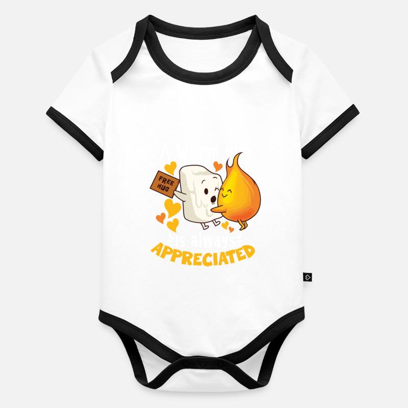Scout Camping Outdoor Romantic Organic Baby Contrasting Bodysuit