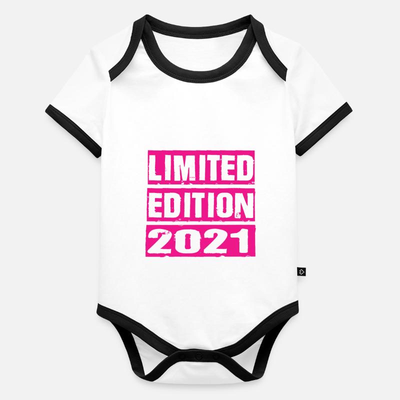 Édition limitée 2021 Body Bébé bio contrasté manches courtes