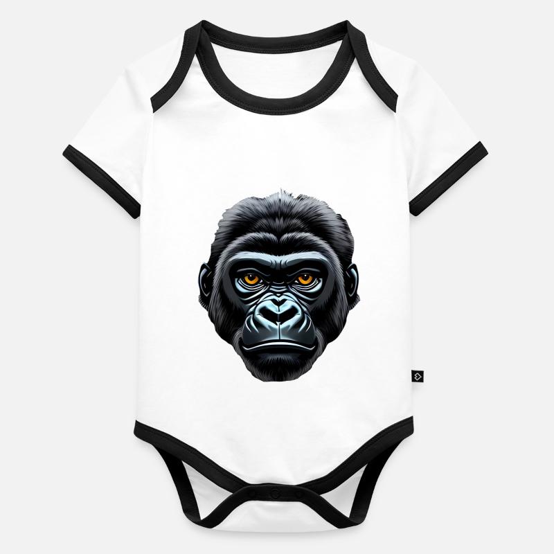 Gorilla Organic Baby Contrasting Bodysuit