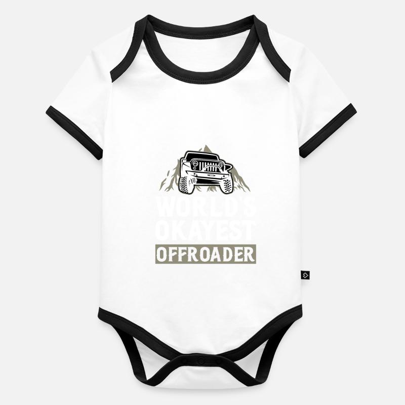 Off-road Organic Baby Contrasting Bodysuit