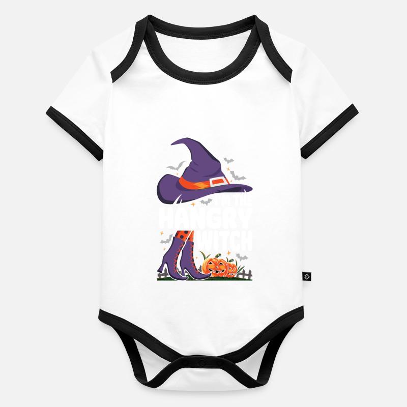 I'm the Hangry Witch Organic Baby Contrasting Bodysuit
