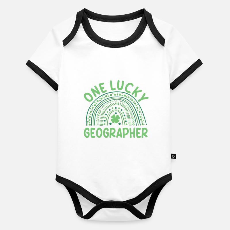 Geographer St. Patrick's Day Costume Organic Baby Contrasting Bodysuit