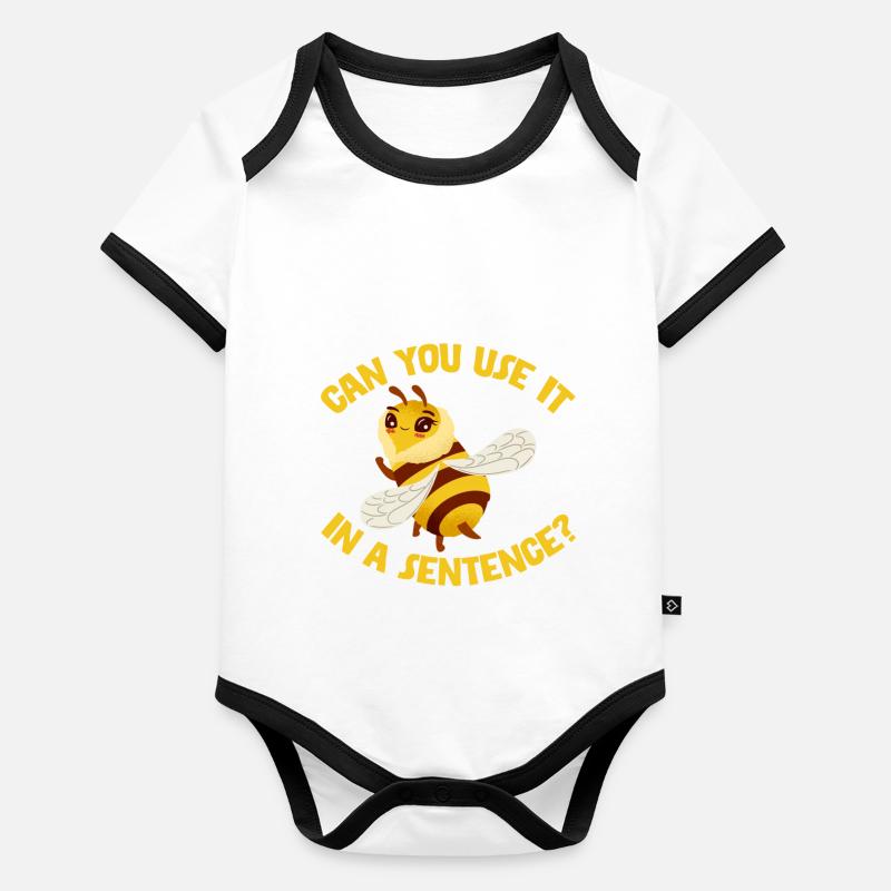 Pouvez-vous l’utiliser dans une phrase 2 Body Bébé bio contrasté manches courtes