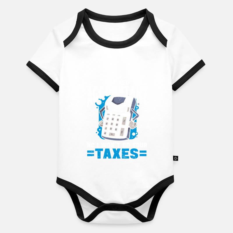 Comptable des régimes de retraite CPA Comptable comptable Body Bébé bio contrasté manches courtes