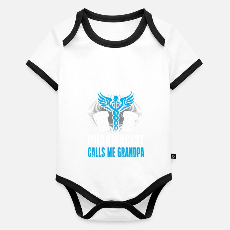 Apothecary Gift Pharmacy Organic Baby Contrasting Bodysuit