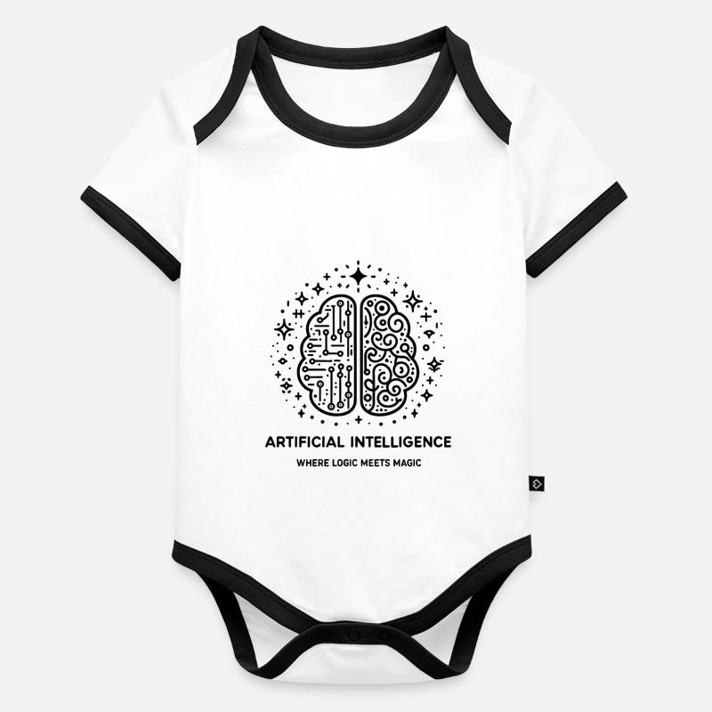 Artificial Intelligence Where Logic Meets Magic Organic Baby Contrasting Bodysuit