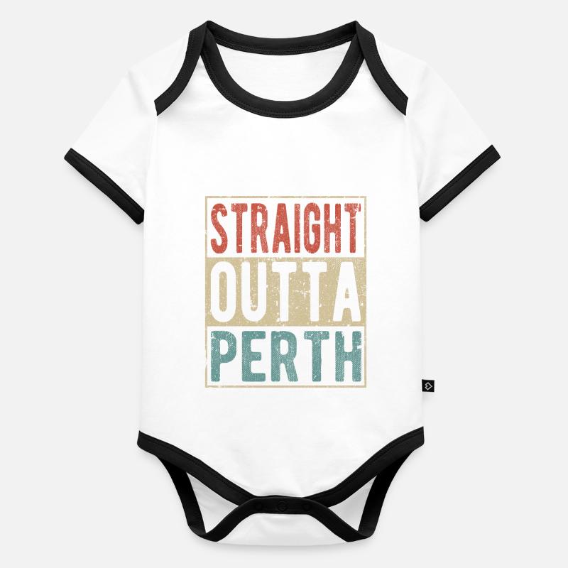 Tout droit sorti de Perth Body Bébé bio contrasté manches courtes