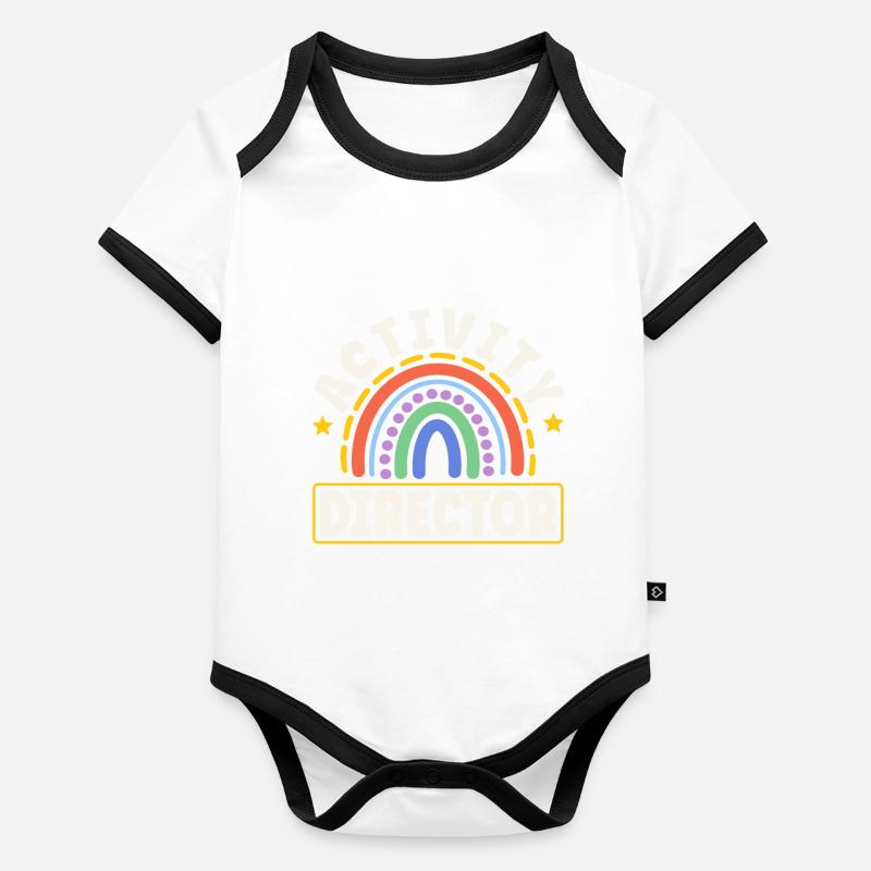 Activity Director Appreciation Baby Bio-Kurzarm-Kontrastbody