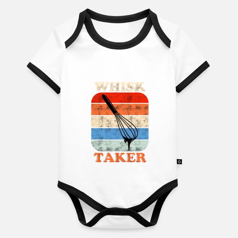 Bakery Whisk Taker Baking Lover Baking Dough Organic Baby Contrasting Bodysuit