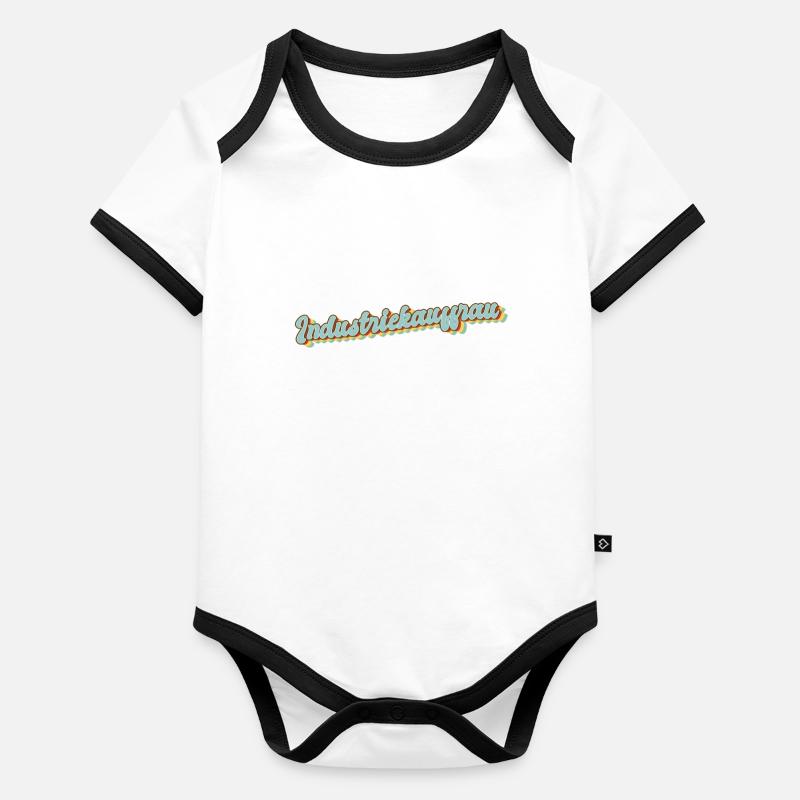 Kaufmann Abschluss-Geschenk Industriekauffrau Baby Bio-Kurzarm-Kontrastbody