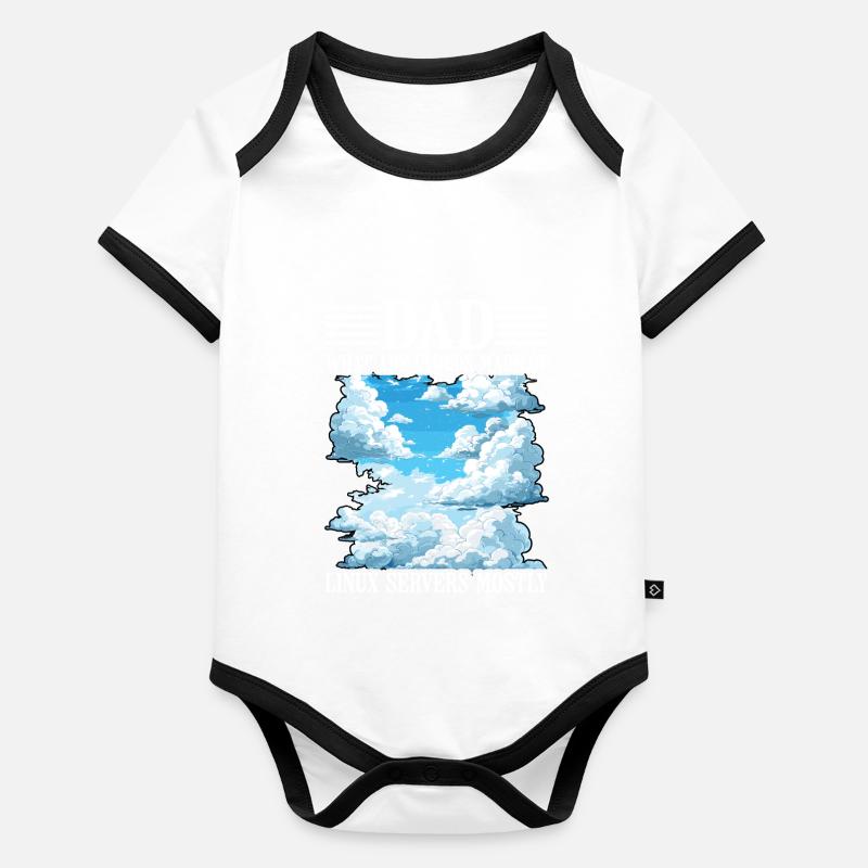 De quoi sont faits les clouds, les serveurs Linux pour la plupart 26 Body Bébé bio contrasté manches courtes