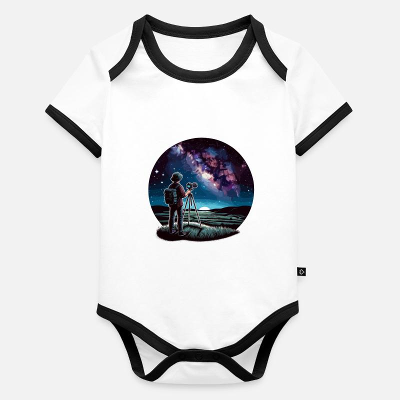 Astrophotographie Astronomie Caméra spatiale Body Bébé bio contrasté manches courtes