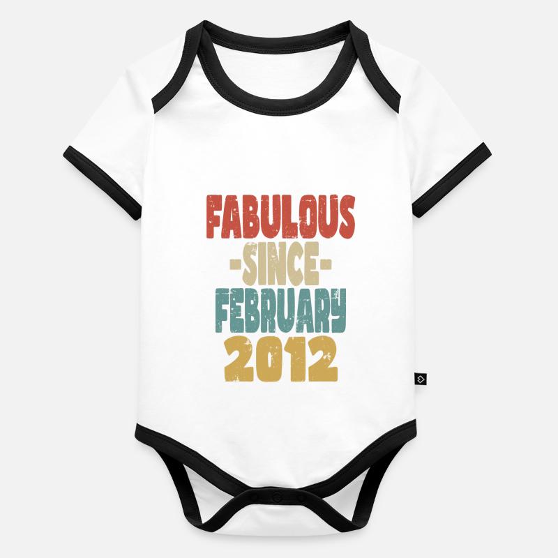 Fabuleux Février 2012 Body Bébé bio contrasté manches courtes