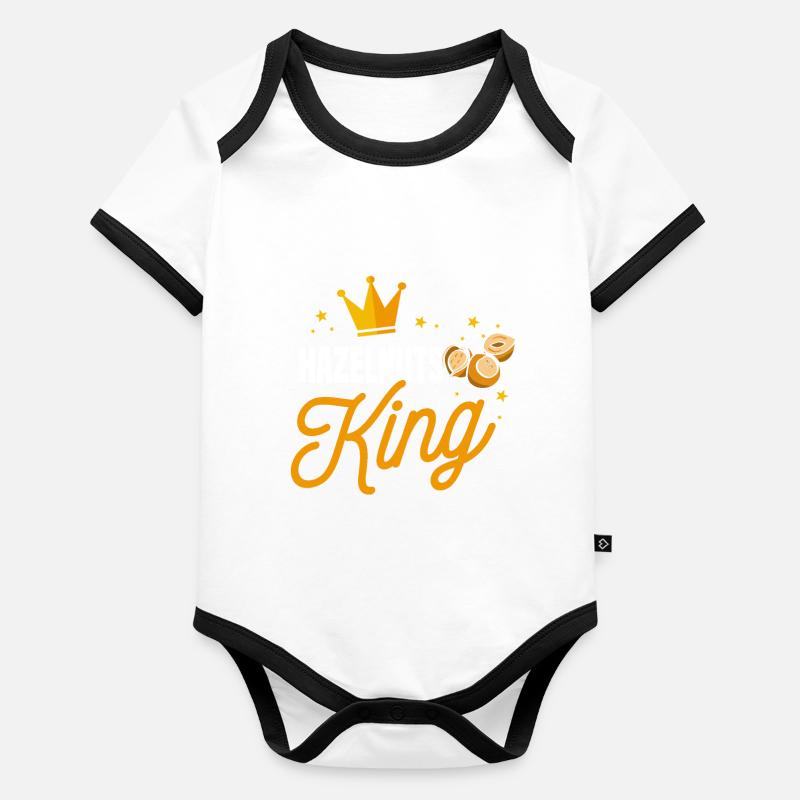 Hazelnut King Organic Baby Contrasting Bodysuit