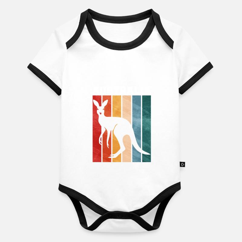 kangaroo Organic Baby Contrasting Bodysuit
