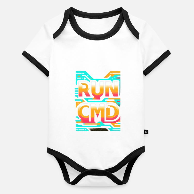 Run Cmd 34 Baby Bio-Kurzarm-Kontrastbody