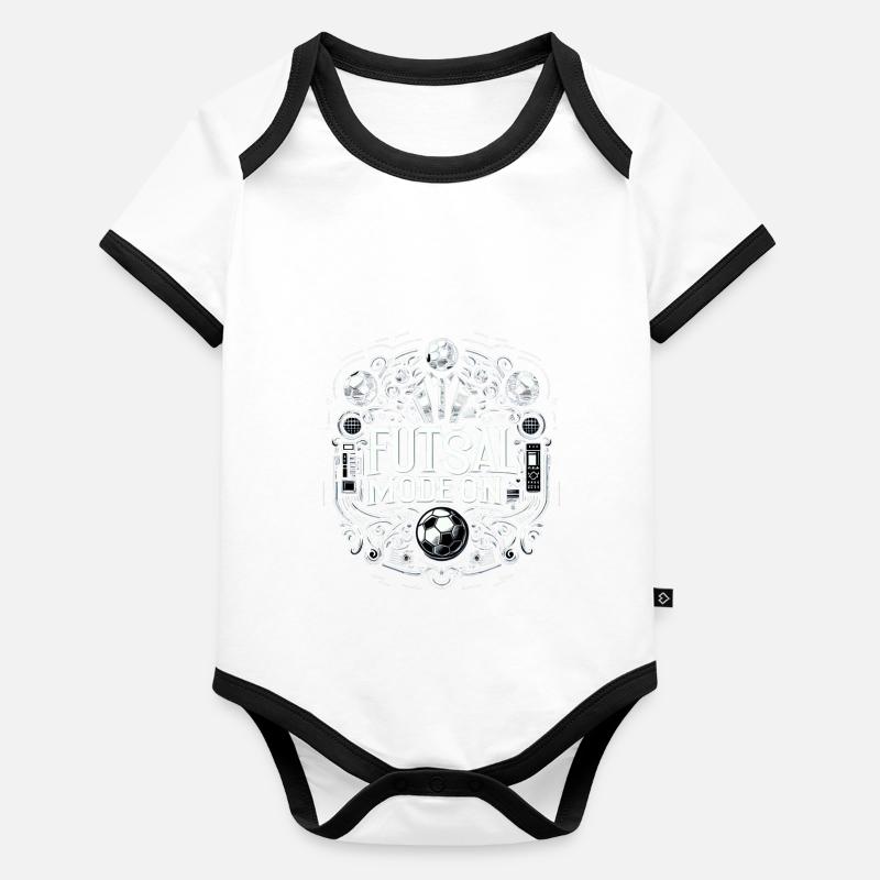 Mode Futsal Sur 12 Body Bébé bio contrasté manches courtes