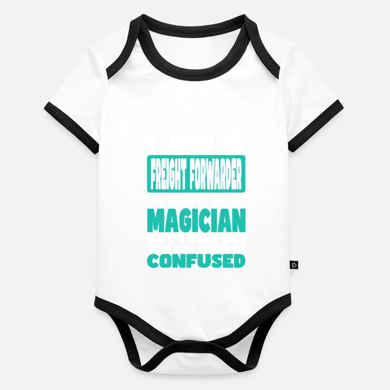 Transitaire Body Bébé bio contrasté manches courtes