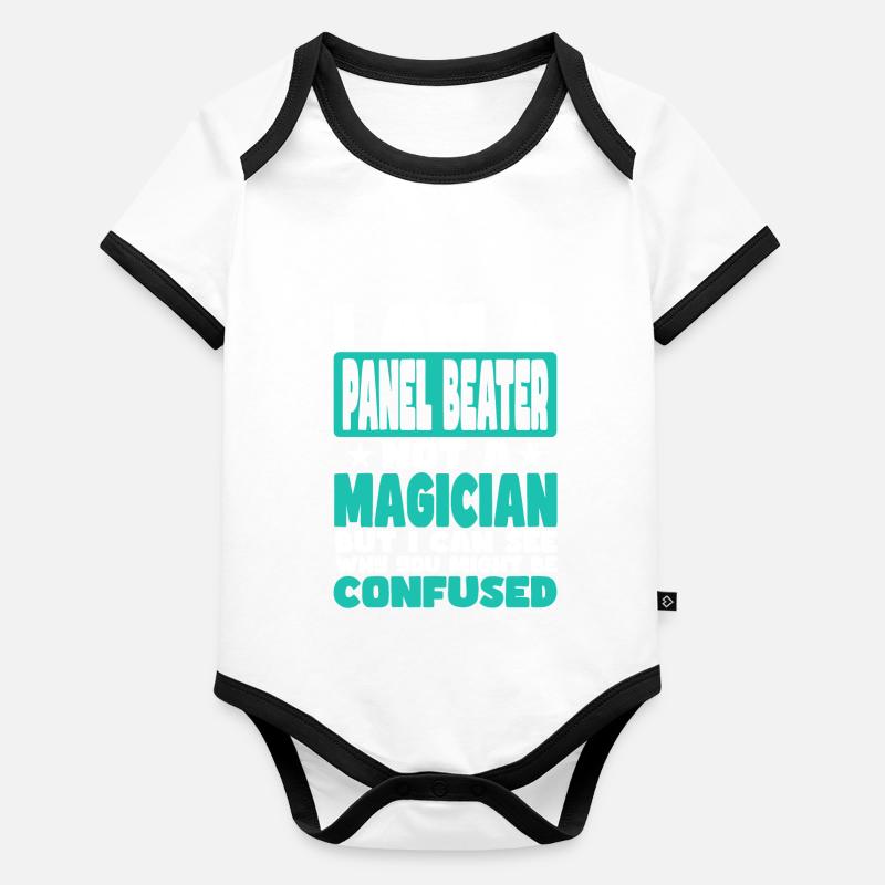 Panel Beater Organic Baby Contrasting Bodysuit