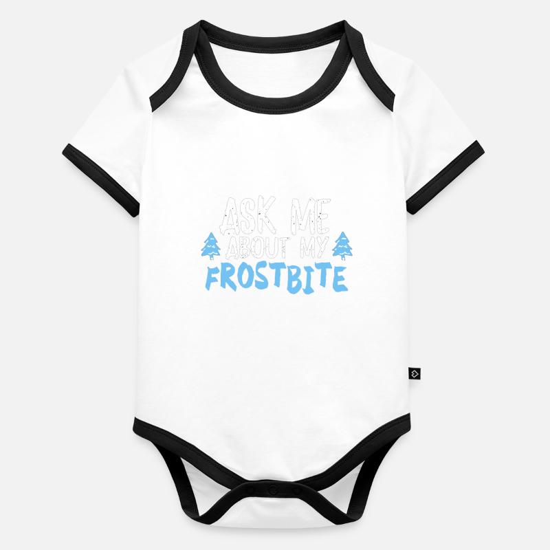 Polarlicht-aurora-verfolger Alaska Wilderness Baby Bio-Kurzarm-Kontrastbody