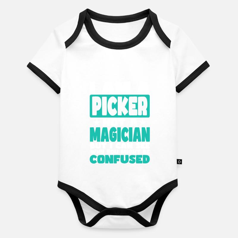 Picker Organic Baby Contrasting Bodysuit
