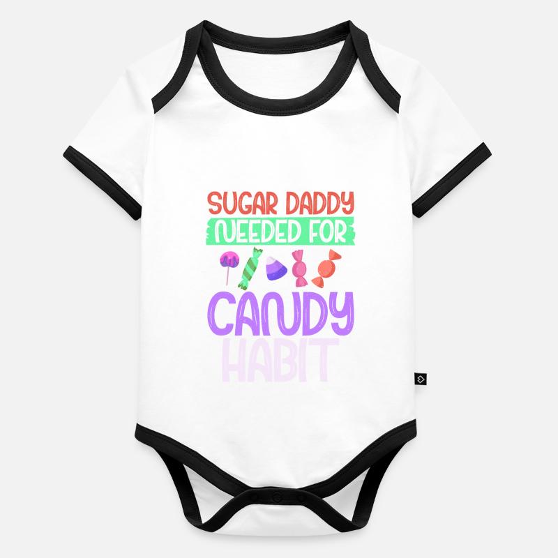 Candy Gift Organic Baby Contrasting Bodysuit