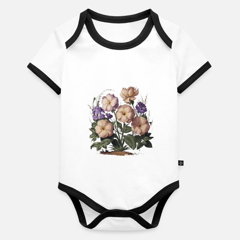 Ostara Eostre équinoxe sorcière déesse païenne rituels Body Bébé bio contrasté manches courtes