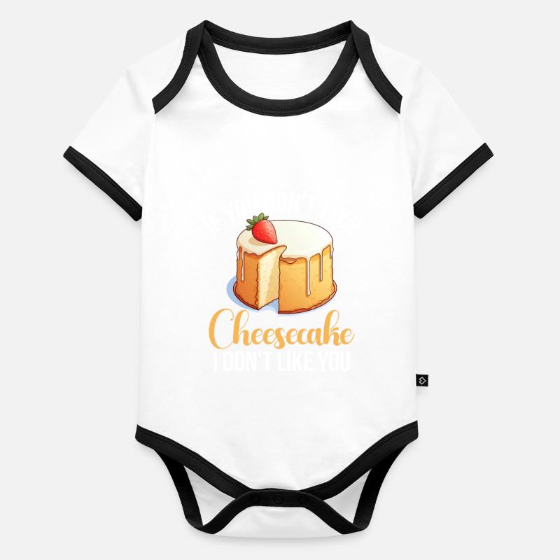 Cheesecake Gift Organic Baby Contrasting Bodysuit