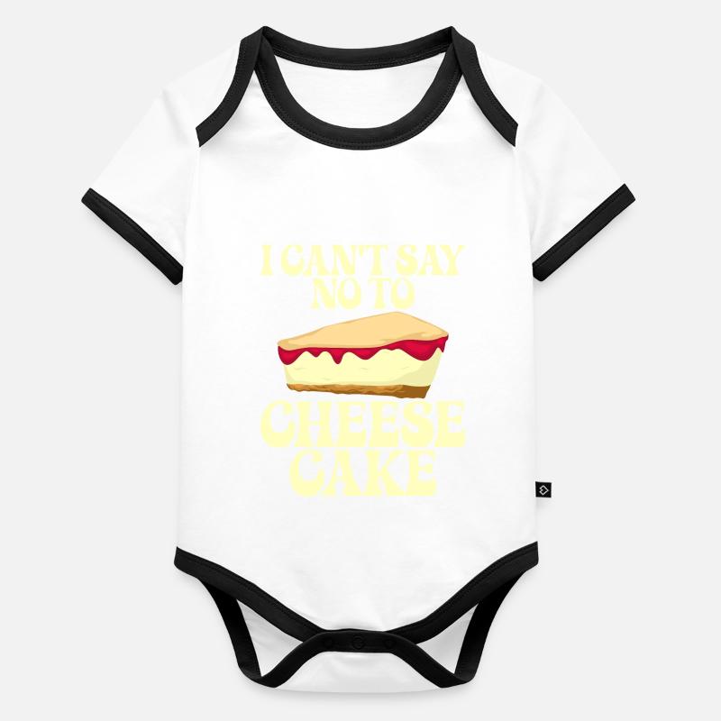 Cheesecake Gift Organic Baby Contrasting Bodysuit