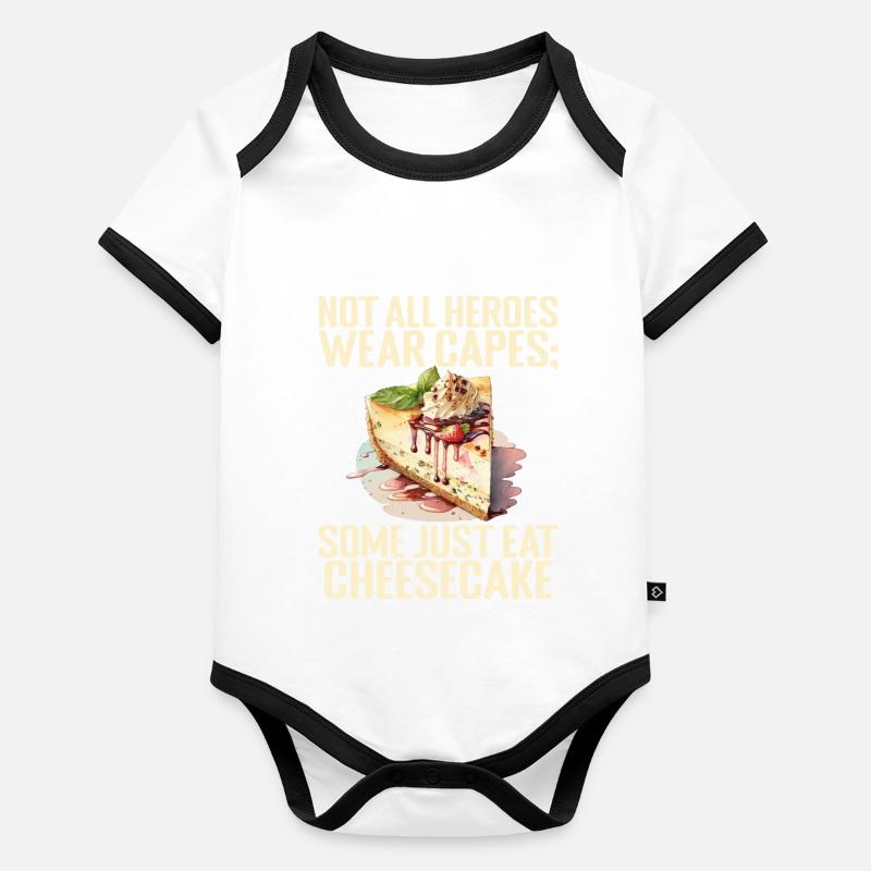 Cheesecake Gift Organic Baby Contrasting Bodysuit