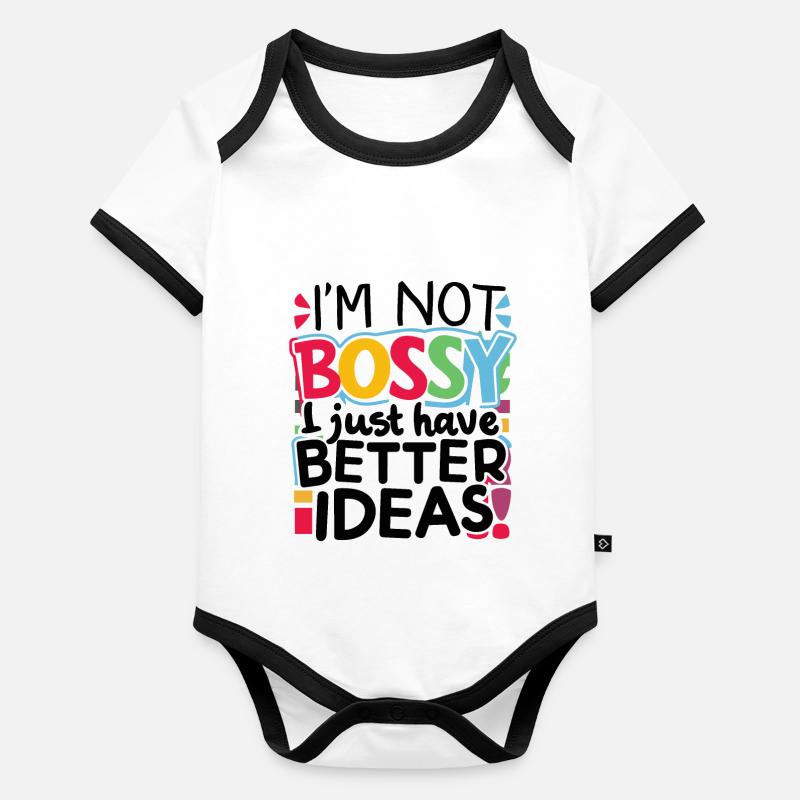 BETTER IDEAS Organic Baby Contrasting Bodysuit