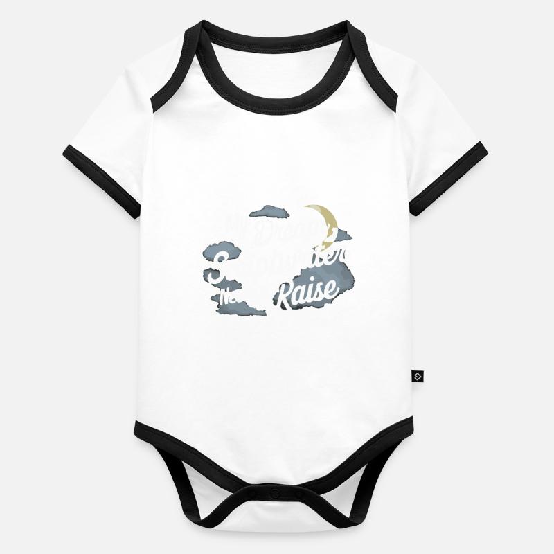 Speaking in Sleep, Somniloquy, Speaking in Sleep Organic Baby Contrasting Bodysuit