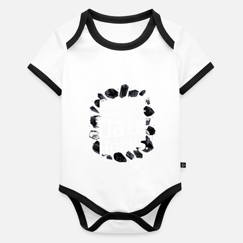 Geology Stone Hunt Agate Hunter Stone Collecting Organic Baby Contrasting Bodysuit